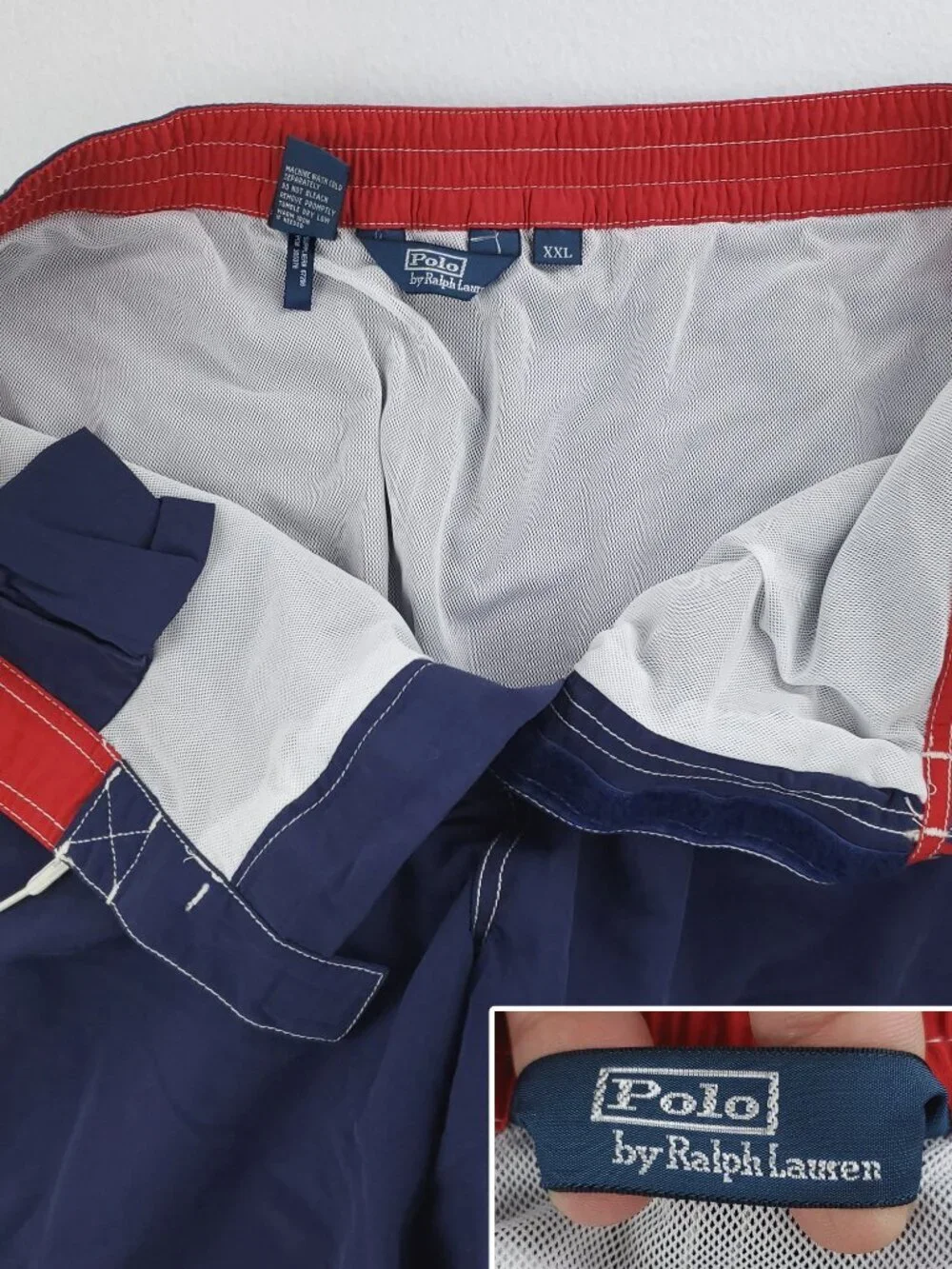 Polo Ralph Lauren Swimwear Pony Boardshorts Pockets Mesh Liner Men XXL 38 Waist